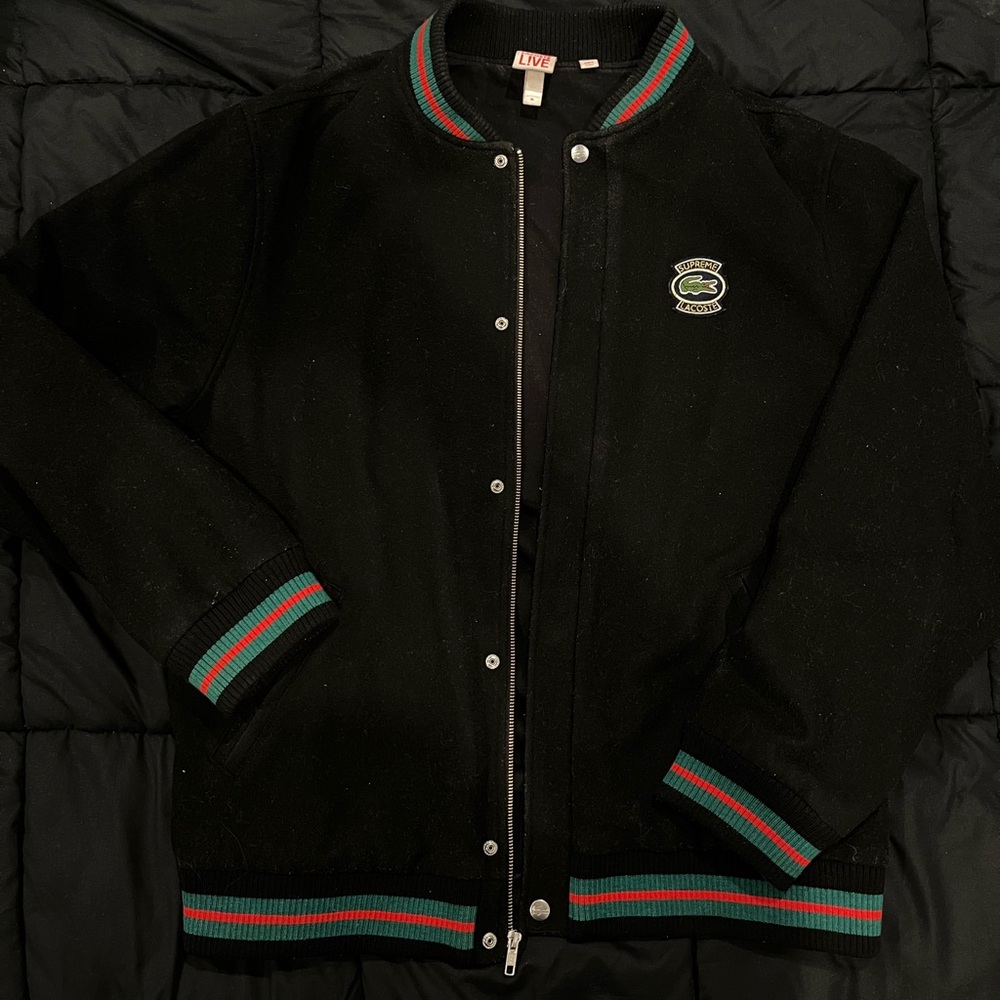 Supreme x Lacoste wool jacket